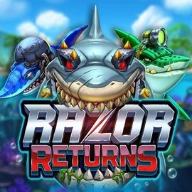 Razor Returns game by Push Gaming – logo hosted on Vulkan Spiele Casino